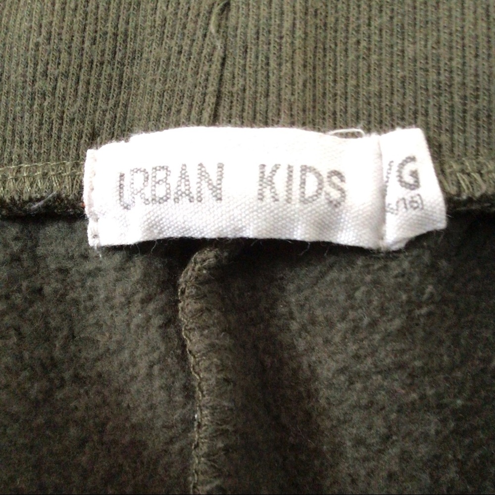 Urban Planet Kids Girls Green Fleece Jogger L/G